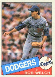 1985 Topps Baseball Cards      291     Bob Welch